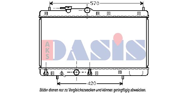 AKS DASIS Radiators, Motora dzesēšanas sistēma 360022N